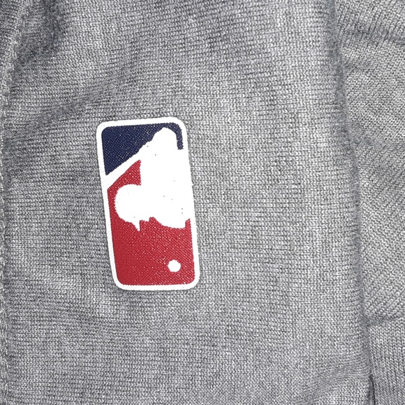 Nike Washington Nationals Center Swoosh XLarge Gray Graphic Logo Tshirt MLB - Picture 2 of 2